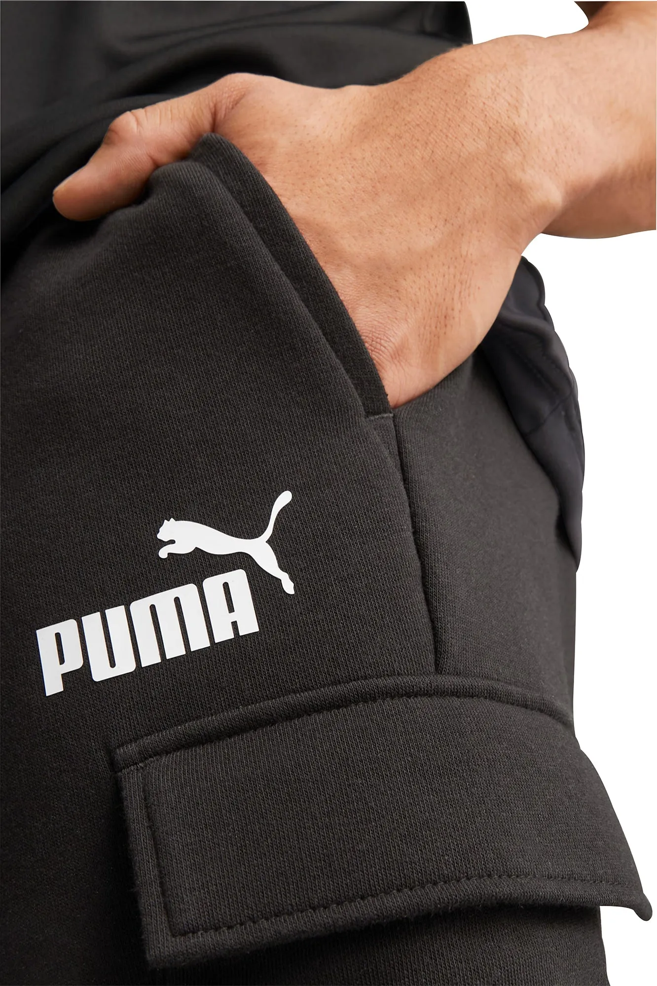 Bekleidung Puma Herren Puma Essentials Cargo Herren Shorts - Schwarz