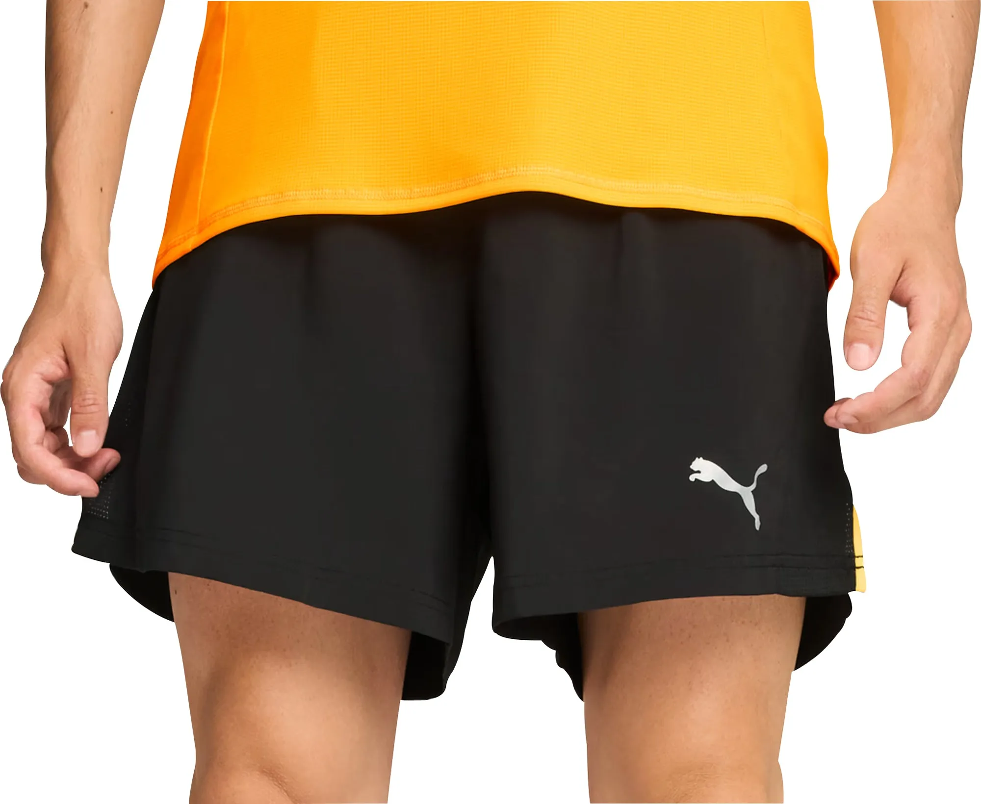 Bekleidung Puma Herren Puma Favourite Velocity 2 In 1 Herren Laufshorts - Schwarz