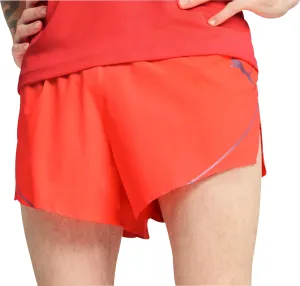 Bekleidung Puma Herren Puma Raceday Ultraweave 3 Zoll geteilte Herren Laufshorts - Rot