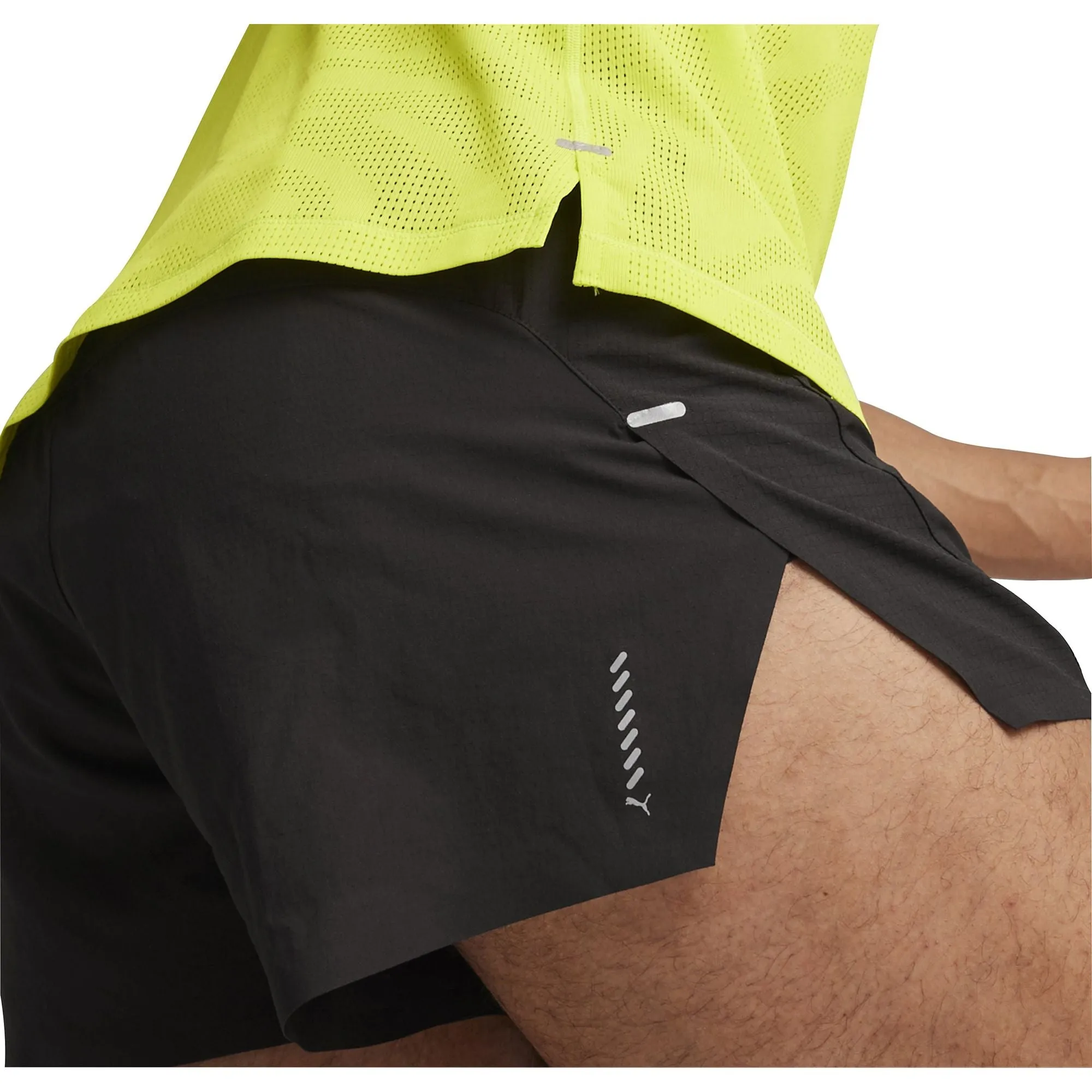 Bekleidung Puma Herren Puma Run Ultraweave Velocity 3 Zoll Herren Laufshorts - Schwarz