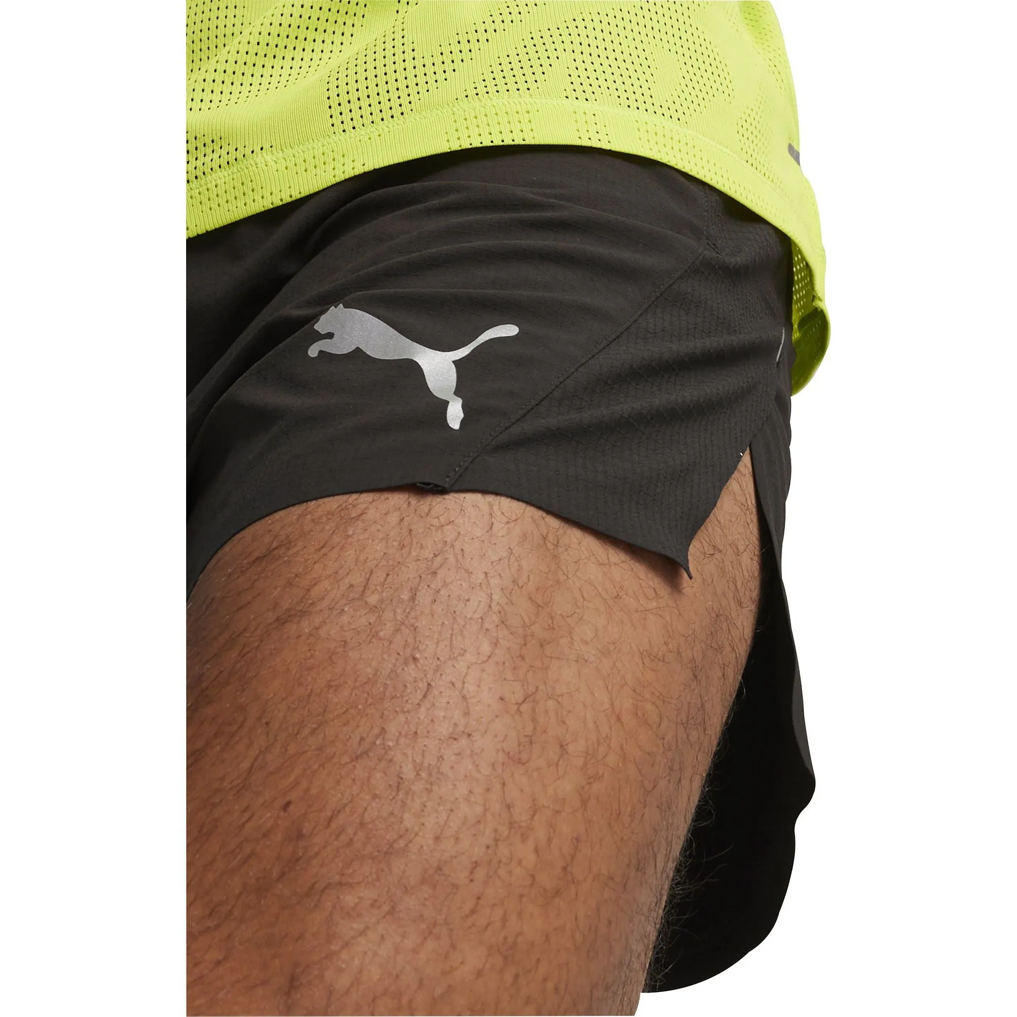 Bekleidung Puma Herren Puma Run Ultraweave Velocity 3 Zoll Herren Laufshorts - Schwarz