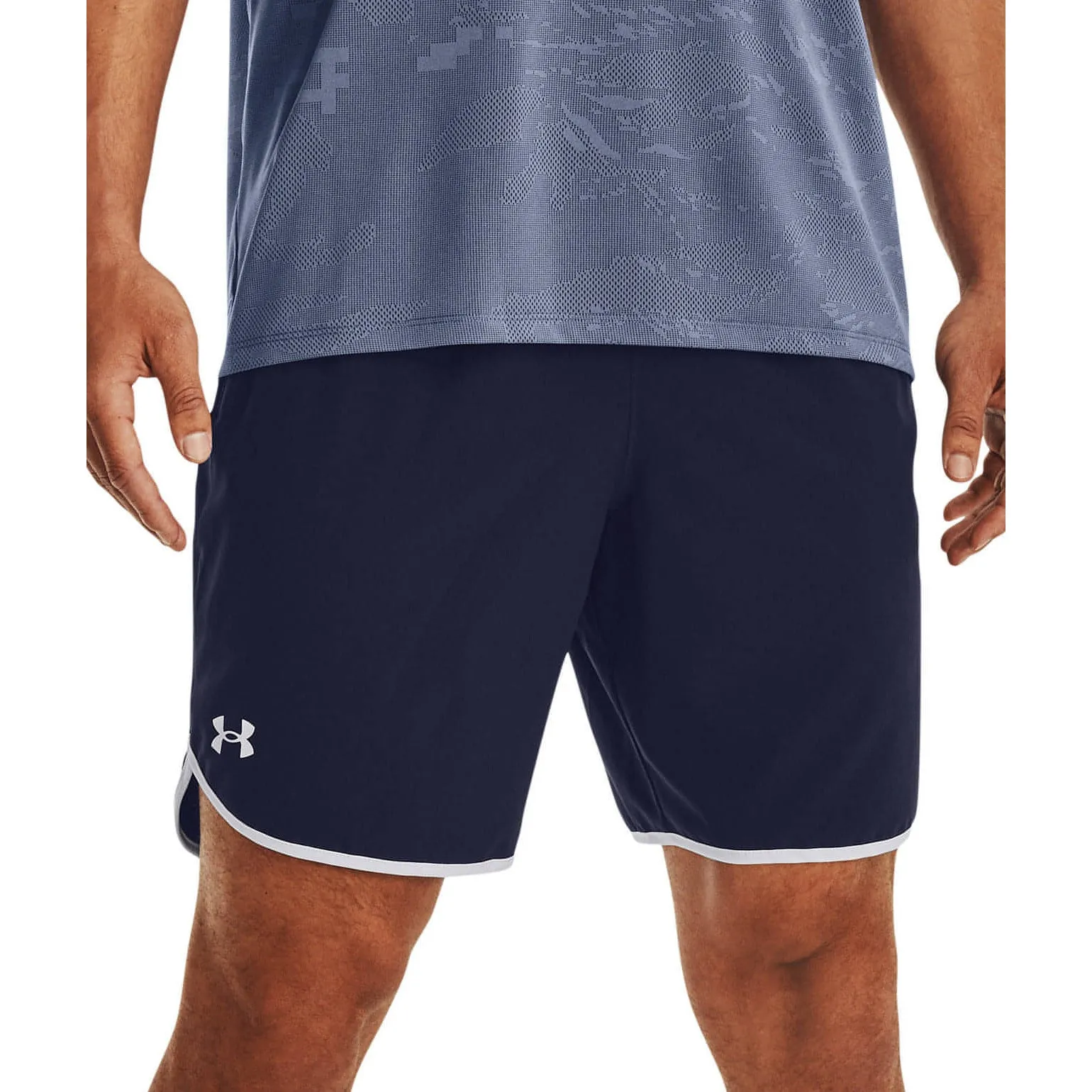 Bekleidung Under Armour  Herren Under Armour HIIT Gewebte Trainingsshorts für Herren - Marineblau