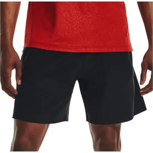 Unterwäsche Under Armour Herren Under Armour Strick-Gewebe-Hybrid Herren Trainingsshorts - Schwarz