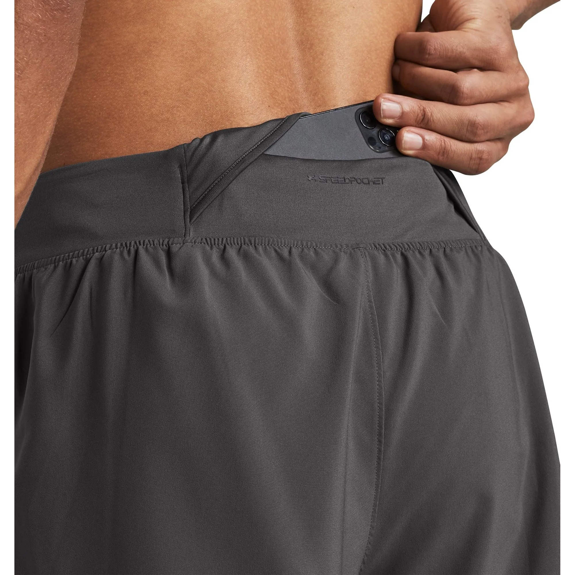 Under Armour Herren Under Armour Launch Elite 2 In 1 Herren Laufshorts - Grau