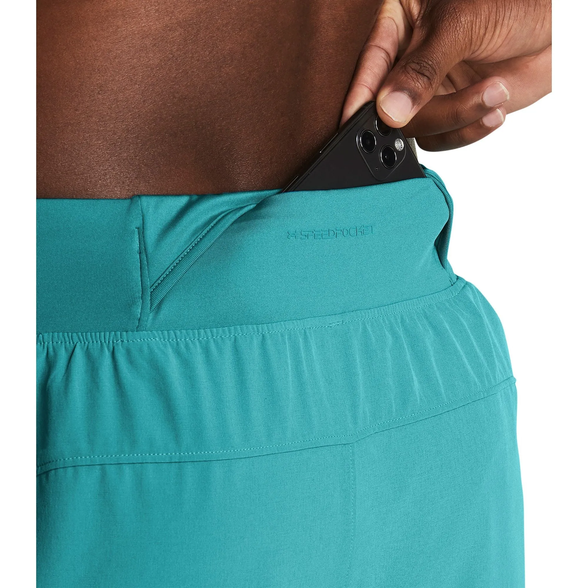 Kleidung Under Armour Herren Under Armour Launch Elite 5 Zoll Laufshorts für Herren - Grün
