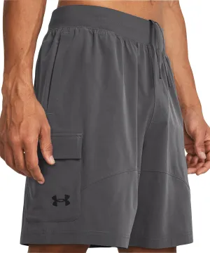 Bekleidung Under Armour Herren Under Armour Stretch Woven Cargo Trainingsshorts für Herren - Grau