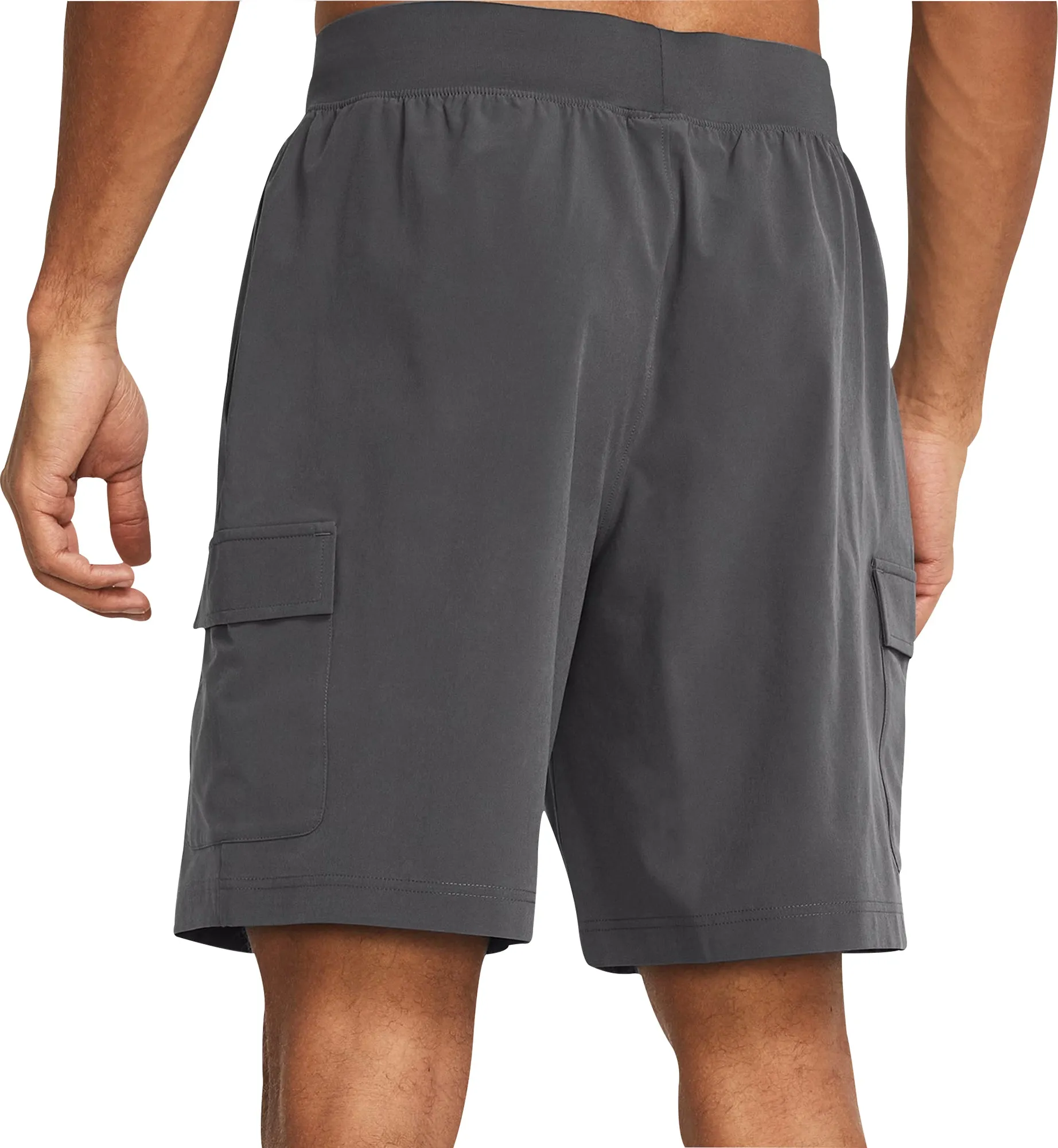 Bekleidung Under Armour Herren Under Armour Stretch Woven Cargo Trainingsshorts für Herren - Grau