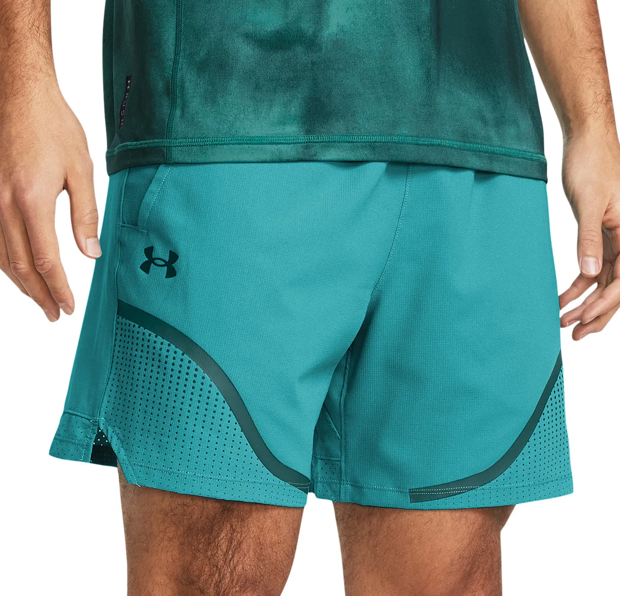Bekleidung Under Armour Herren Under Armour Vanish Woven 6 Zoll Trainingsshorts - Grün