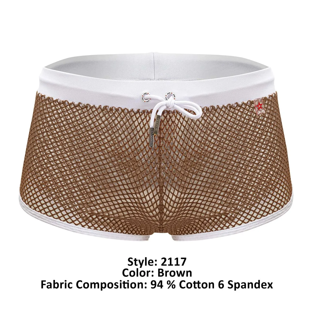 Bekleidung_Jor_Herrenunterwäsche JOR 2117 Insel Athletik Shorts Farbe Braun