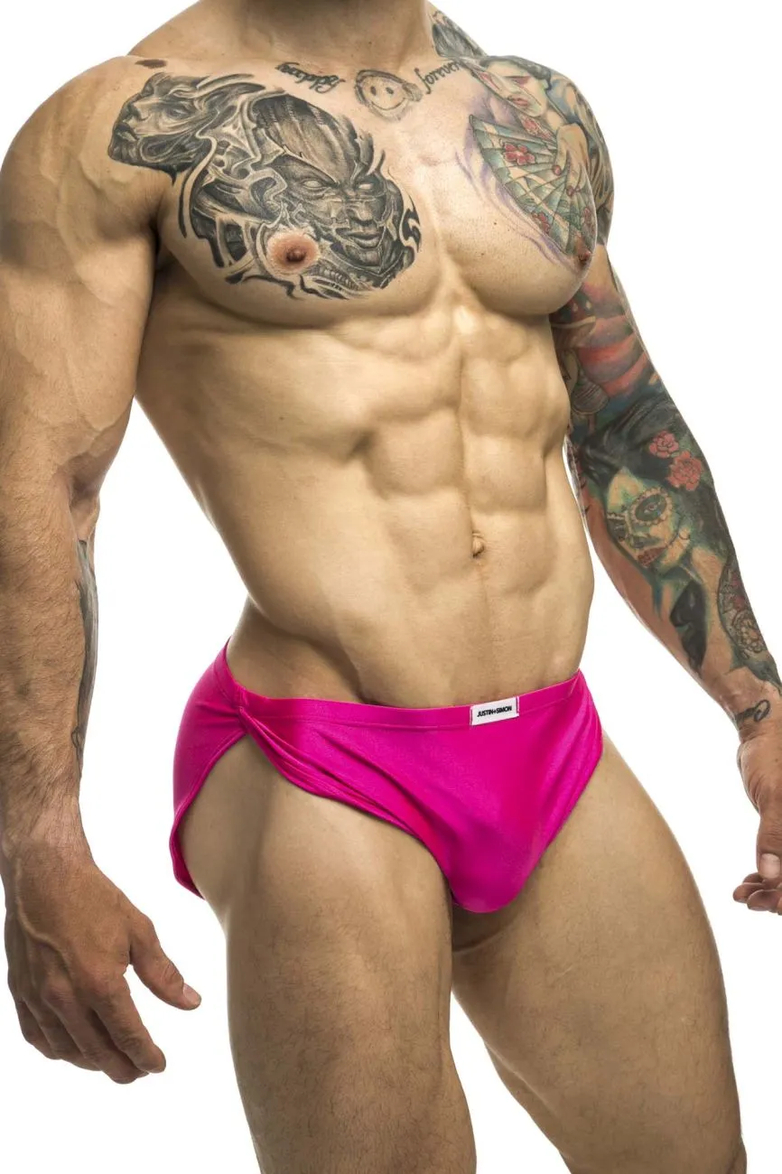Kleidung_Justin   Simon_Herrenunterwäsche JUSTIN SIMON XSJ09 Laufshorts Farbe Knallrosa
