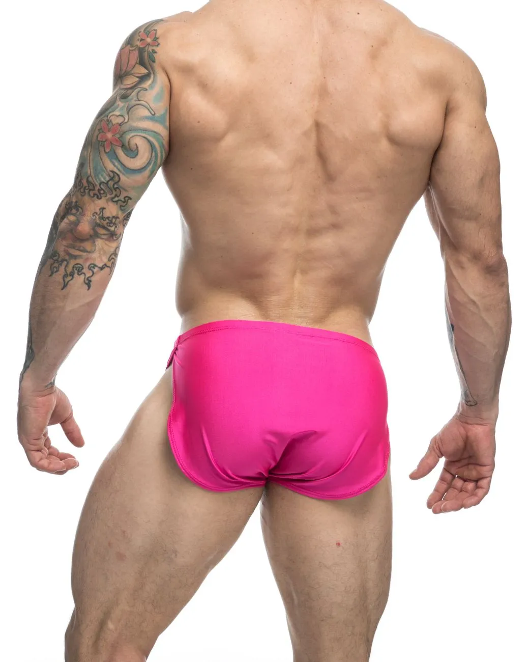 Kleidung_Justin   Simon_Herrenunterwäsche JUSTIN SIMON XSJ09 Laufshorts Farbe Knallrosa
