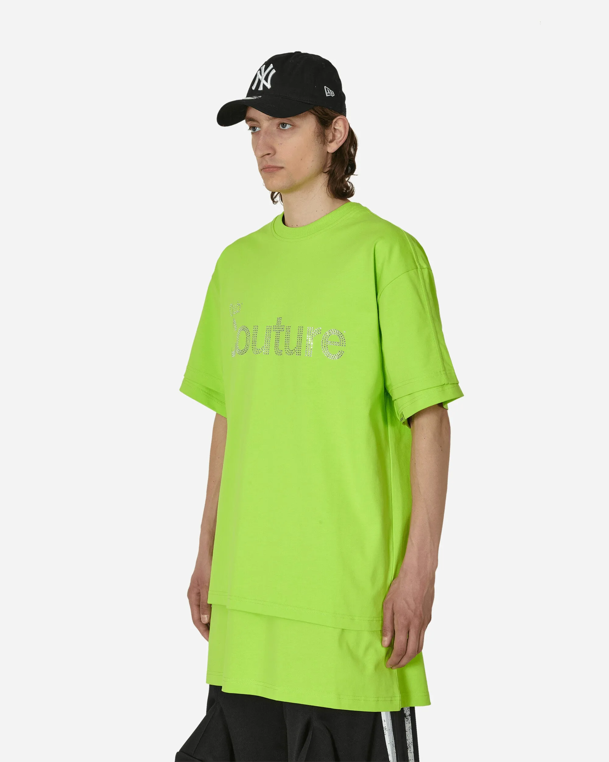 Club Couture 2er-Pack Boxiges & Langes T-Shirt Säuregrün