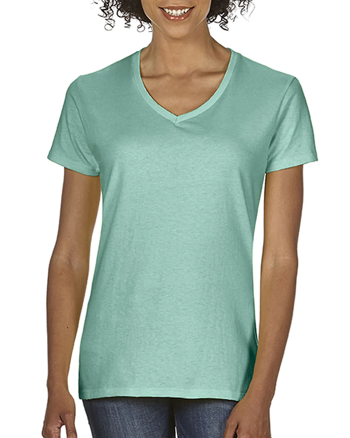 Comfort Colors C3199 Damen V-Ausschnitt T-Shirt in mittlerer Stärke