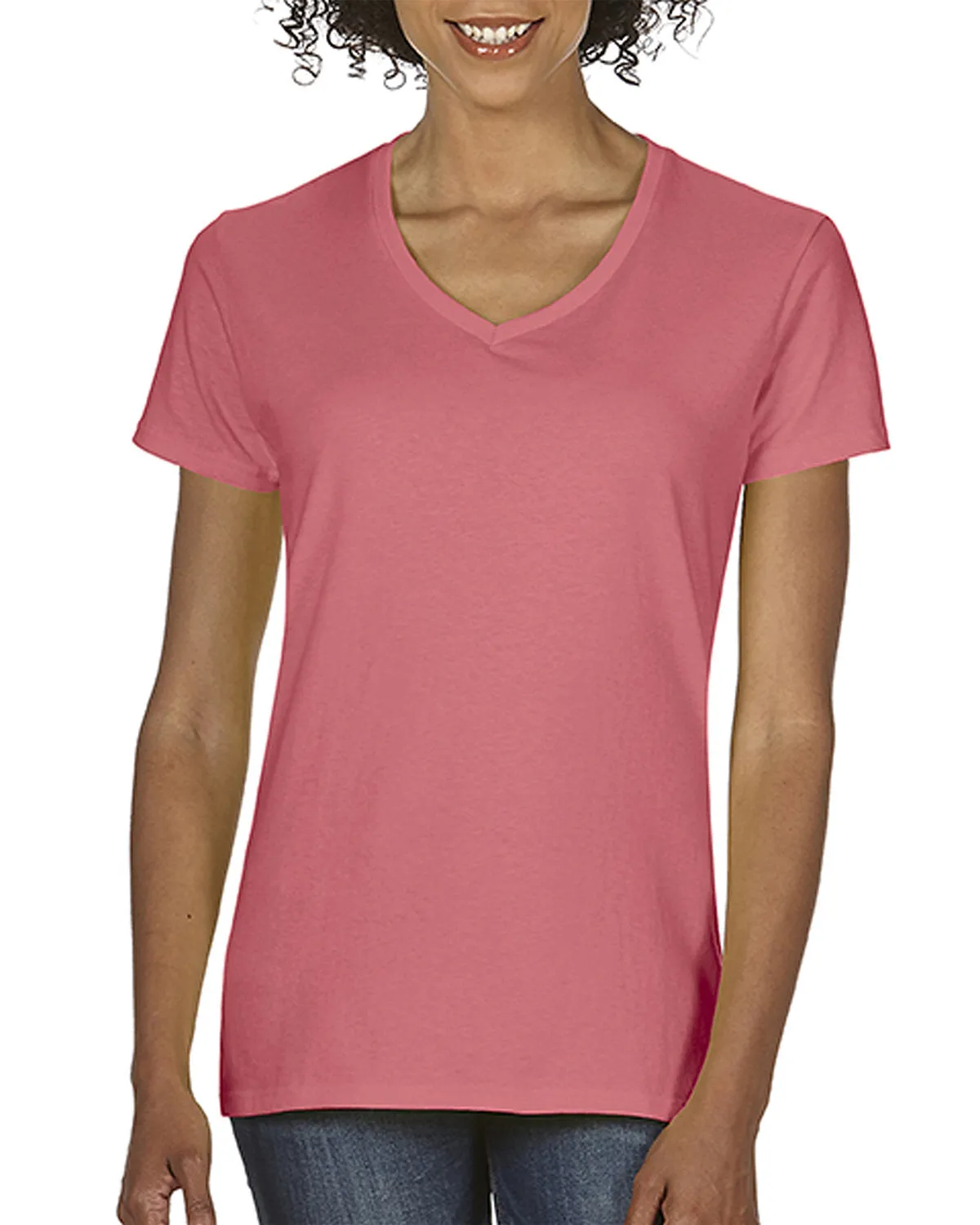 Comfort Colors C3199 Damen V-Ausschnitt T-Shirt in mittlerer Stärke