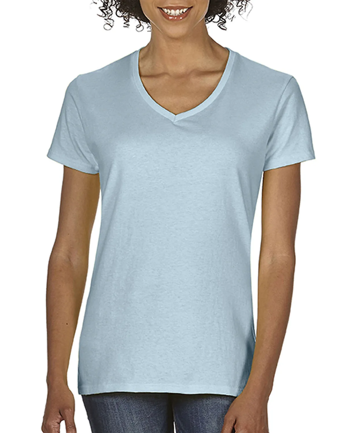 Comfort Colors C3199 Damen V-Ausschnitt T-Shirt in mittlerer Stärke