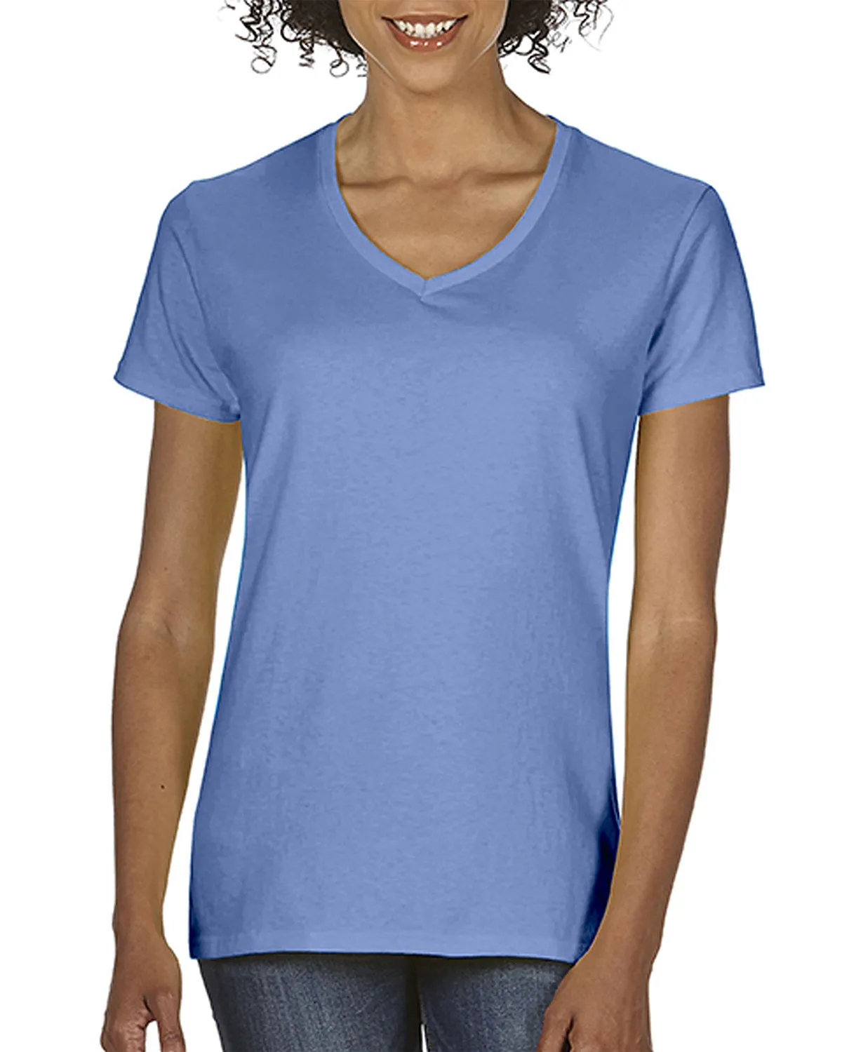 Comfort Colors C3199 Damen V-Ausschnitt T-Shirt in mittlerer Stärke