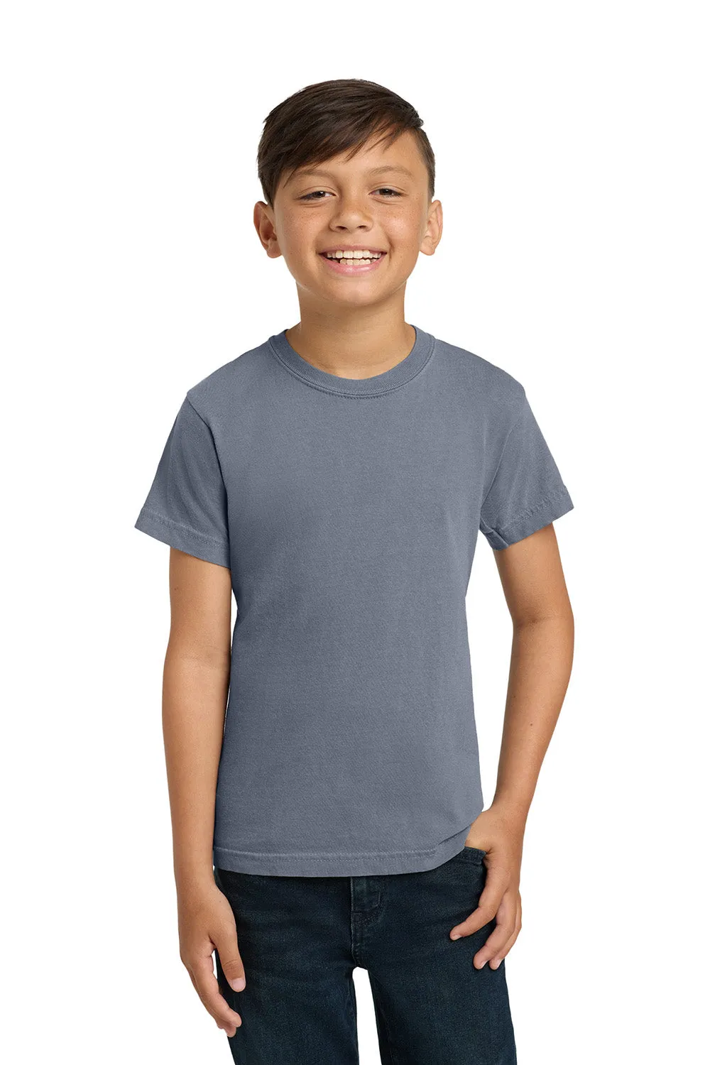 Comfort Colors Jugend Kurzarm Rundhals T-Shirt - Blue Jean