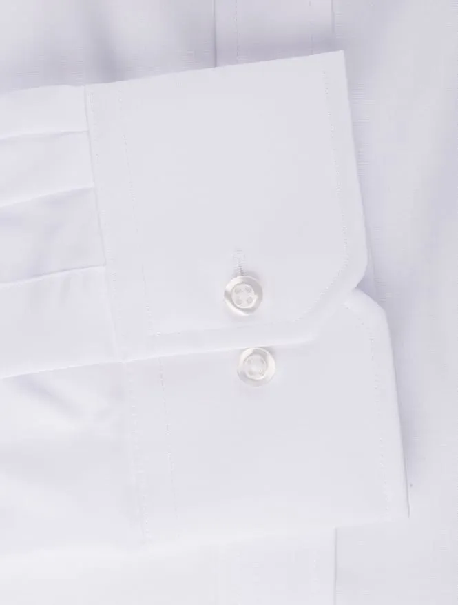 Komfortables Passform-Shirt Weiß