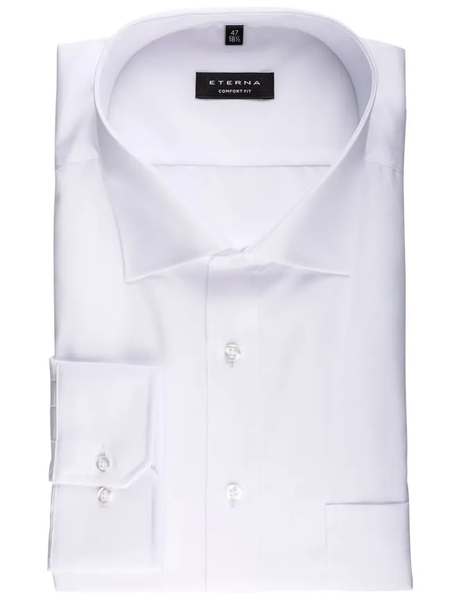 Komfortables Passform-Shirt Weiß