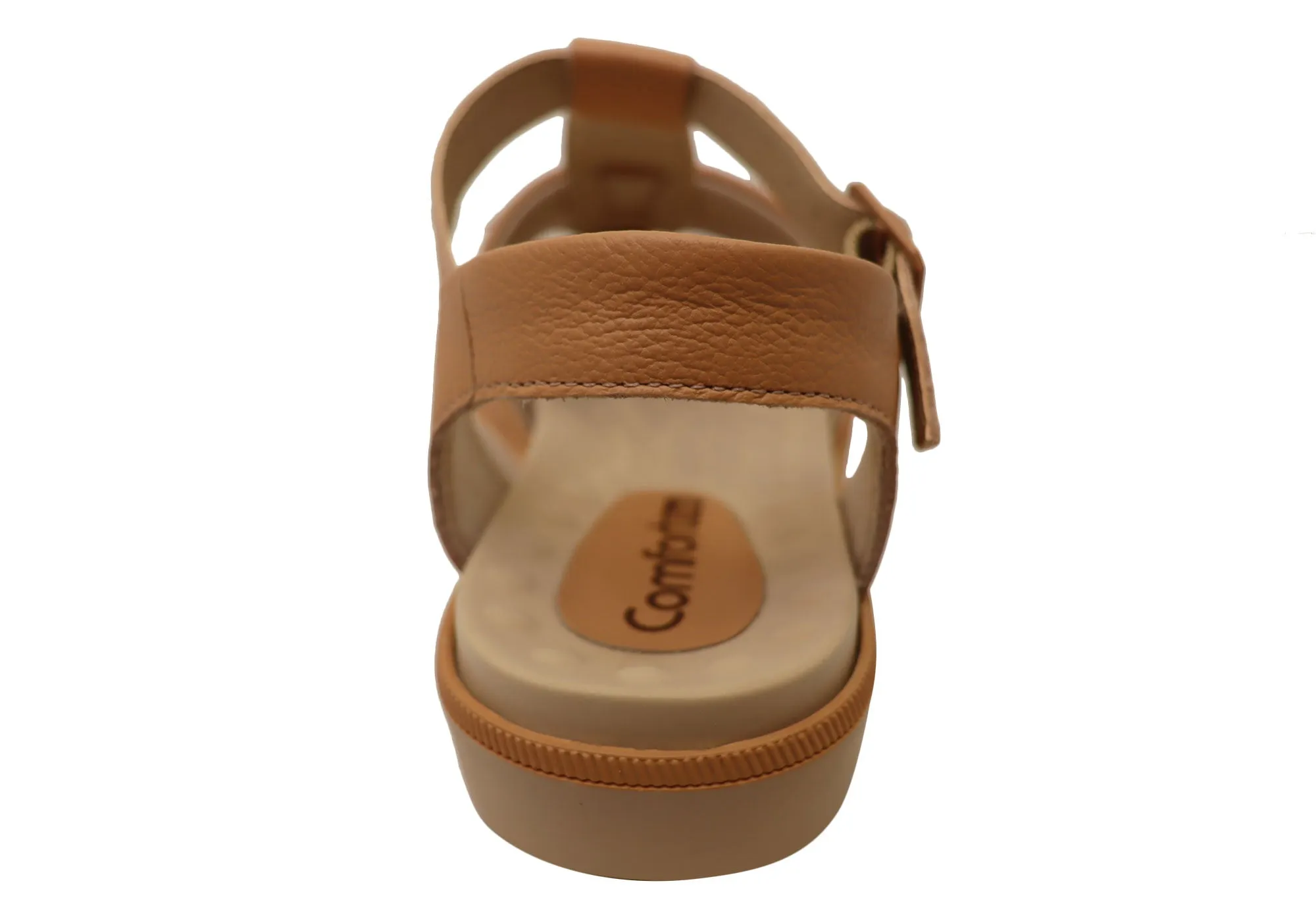 Comfortflex Kelly Damen Bequeme Ledersandalen Hergestellt in Brasilien Comfortflex Schuhe
