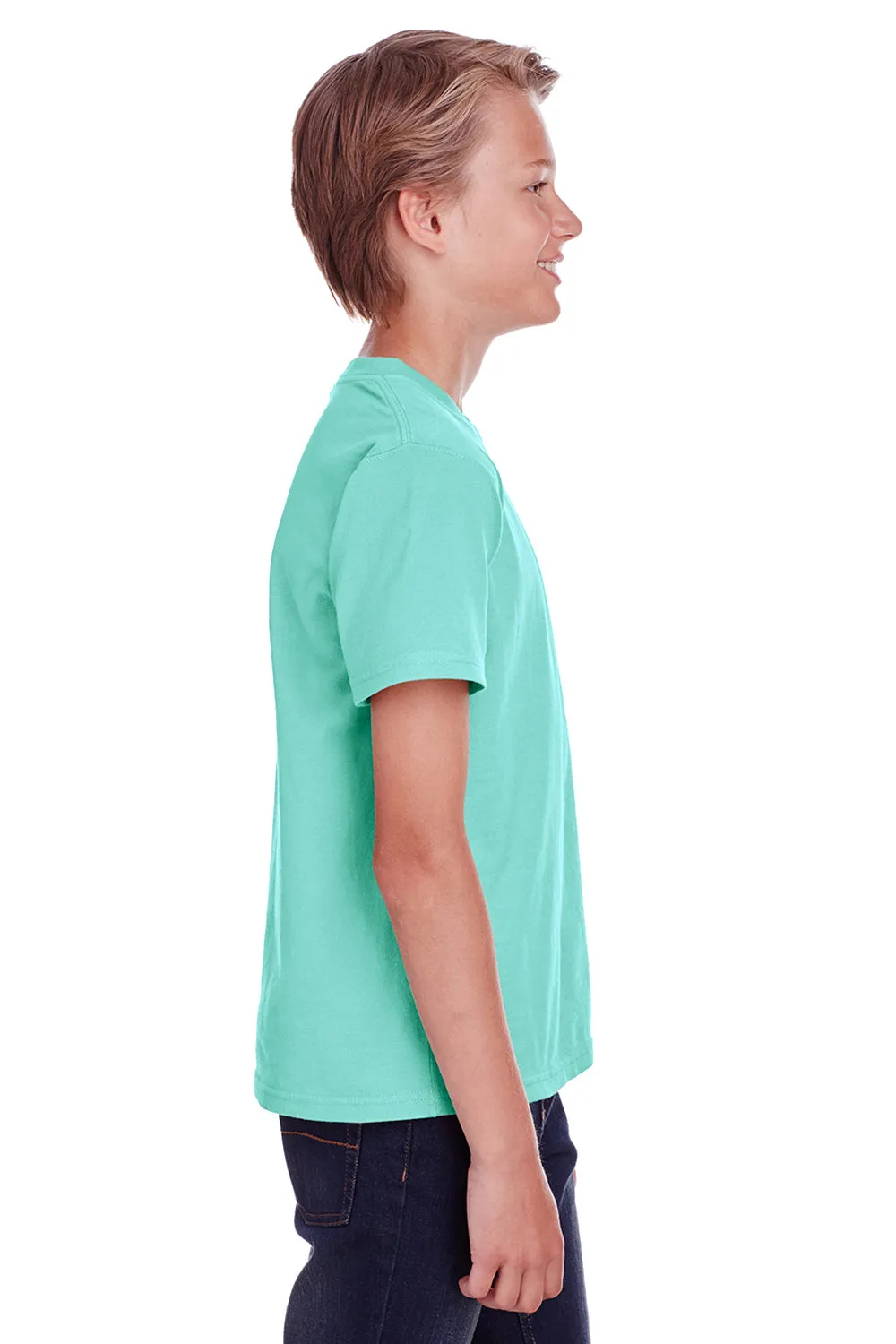 ComfortWash By Hanes Jugend Kurzarm Rundhals T-Shirt - Minzgrün