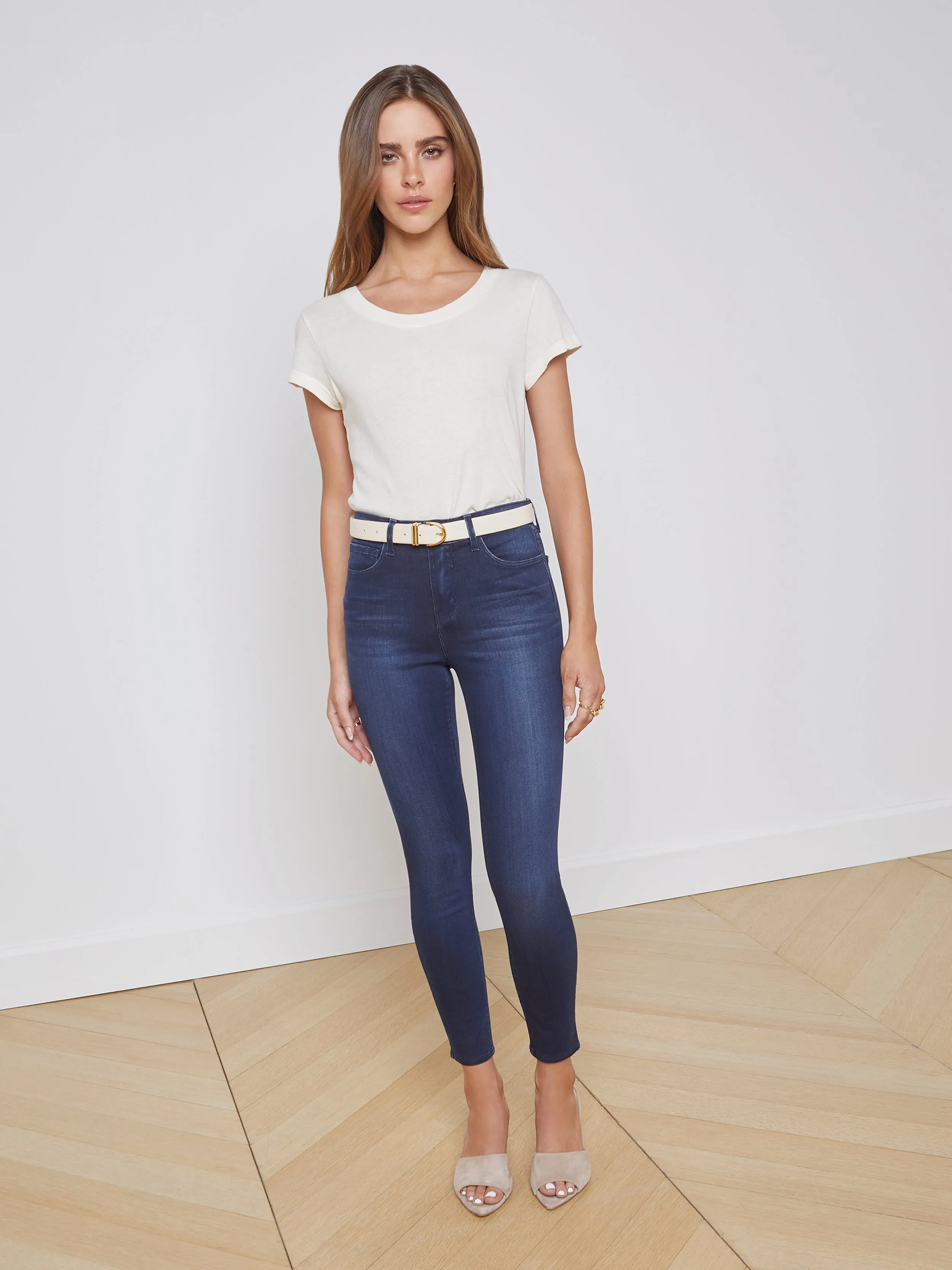 Cory Cotton Rundhals-Shirt