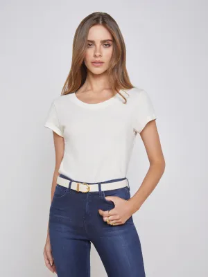 Cory Cotton Rundhals-Shirt