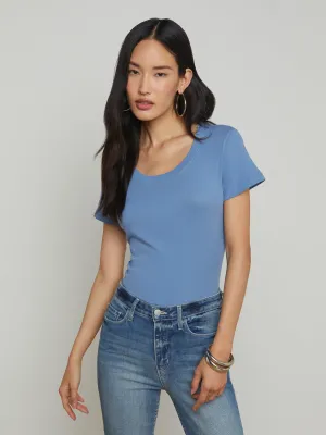 Cory Cotton Rundhals-Shirt