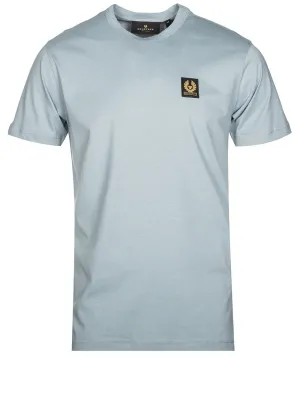 Baumwoll-T-Shirt Arktisblau