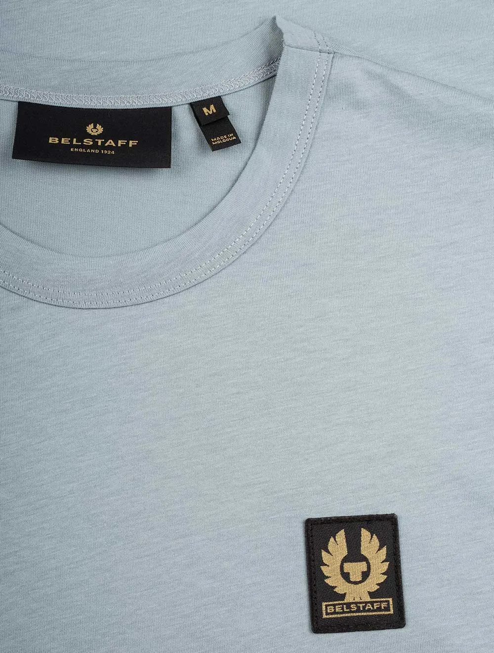 Baumwoll-T-Shirt Arktisblau