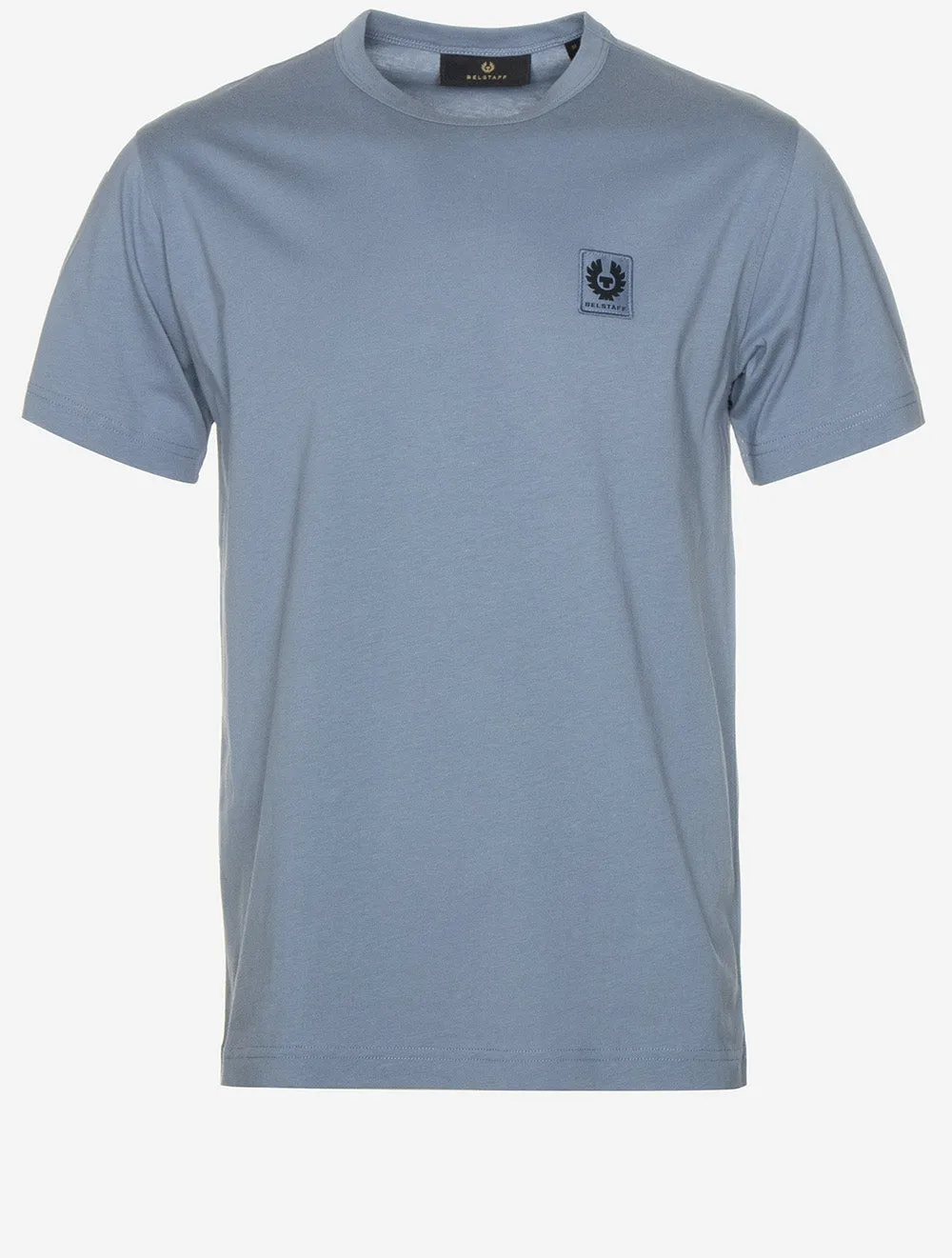 Baumwoll-T-Shirt Blau Flint