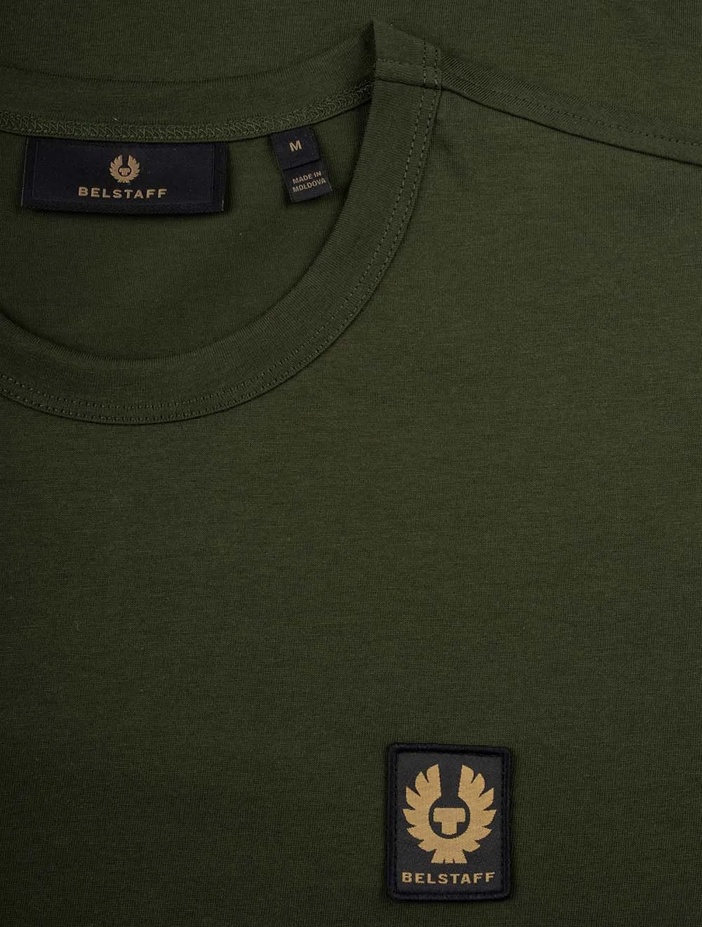 Baumwoll-T-Shirt Fliesen Grün