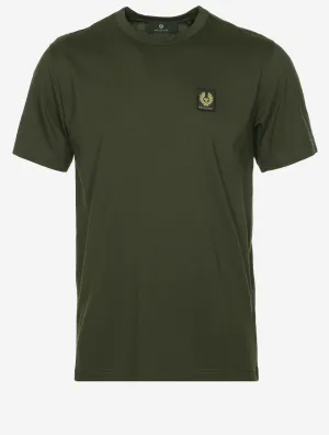 Baumwoll-T-Shirt Fliesen Grün