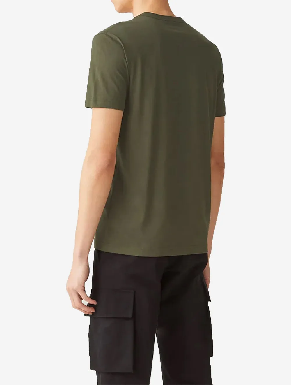 Baumwoll-T-Shirt Fliesen Grün