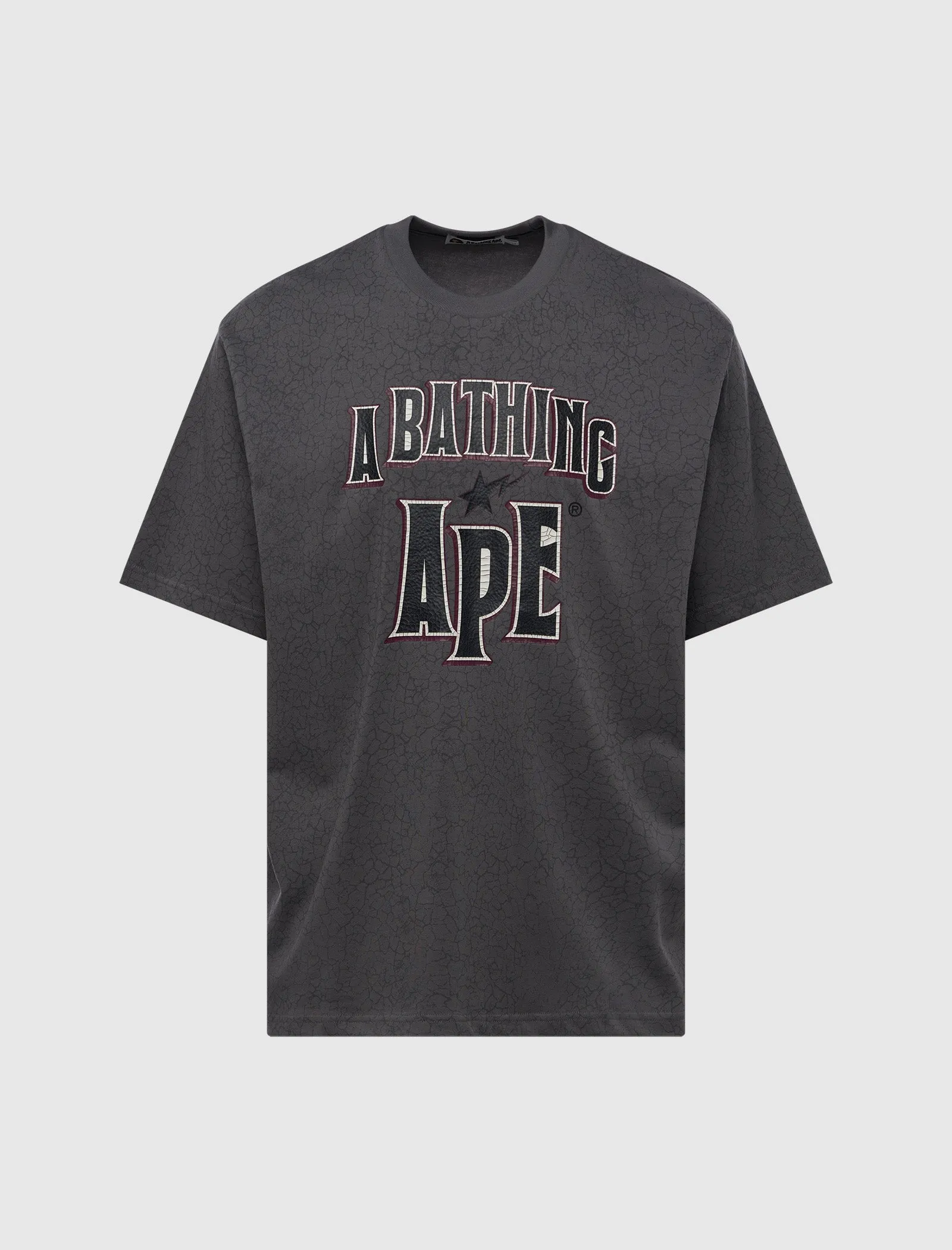 CRACK PRINT LOGO T-SHIRT