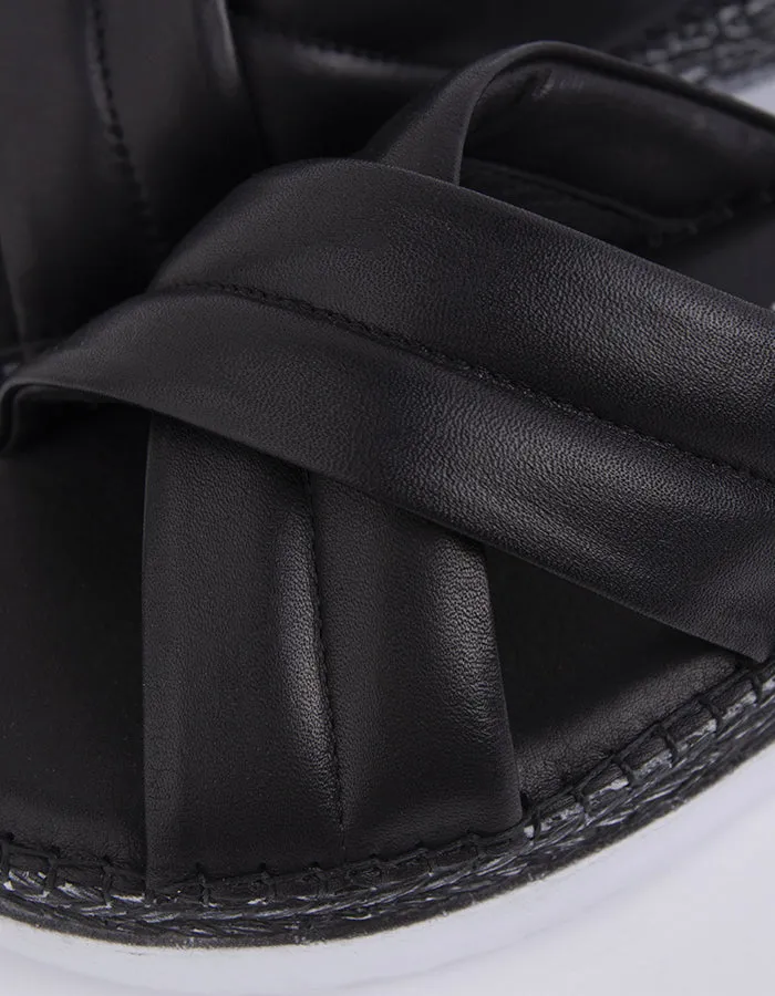 Cranwell Leder in Schwarz