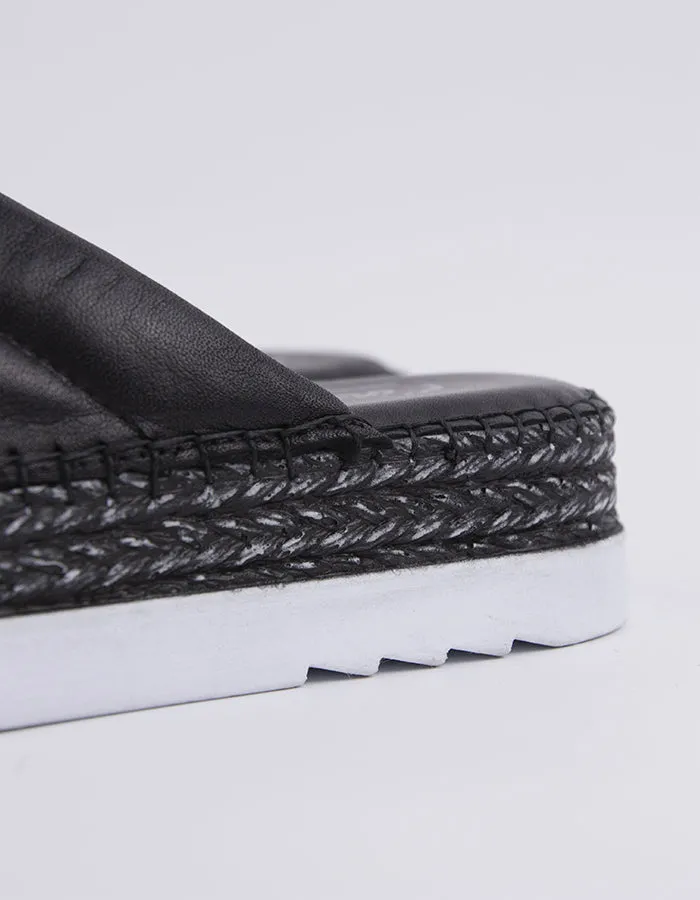 Cranwell Leder in Schwarz