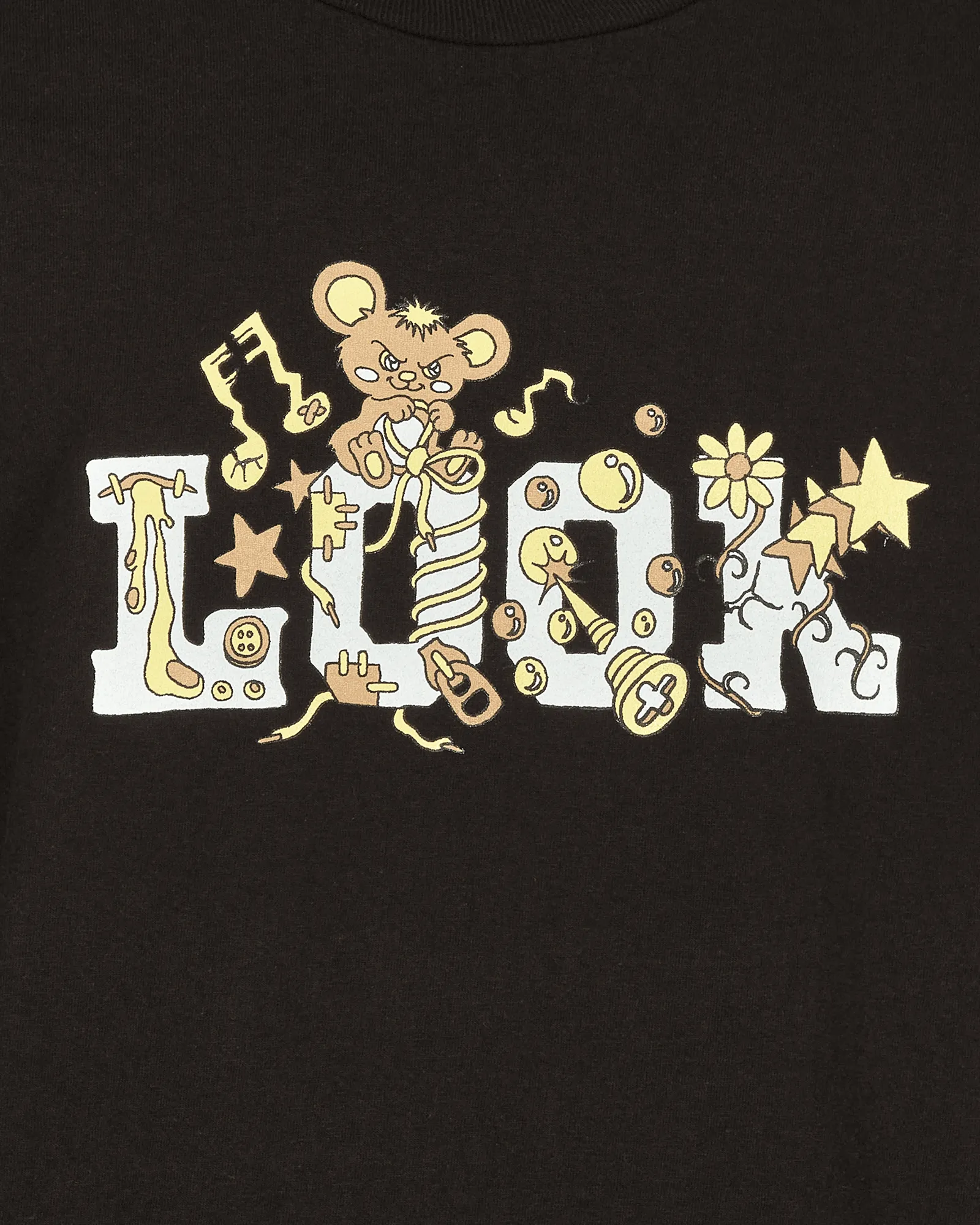 Creature Logo Langarm T-Shirt Schwarz