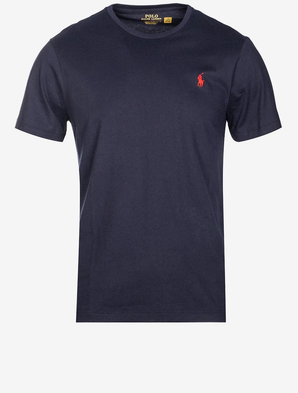 Rundhals-Kurzarm-T-Shirt Tinte