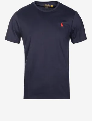 Rundhals-Kurzarm-T-Shirt Tinte
