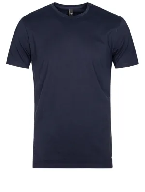 Crew Neck T-Shirt Marineblau
