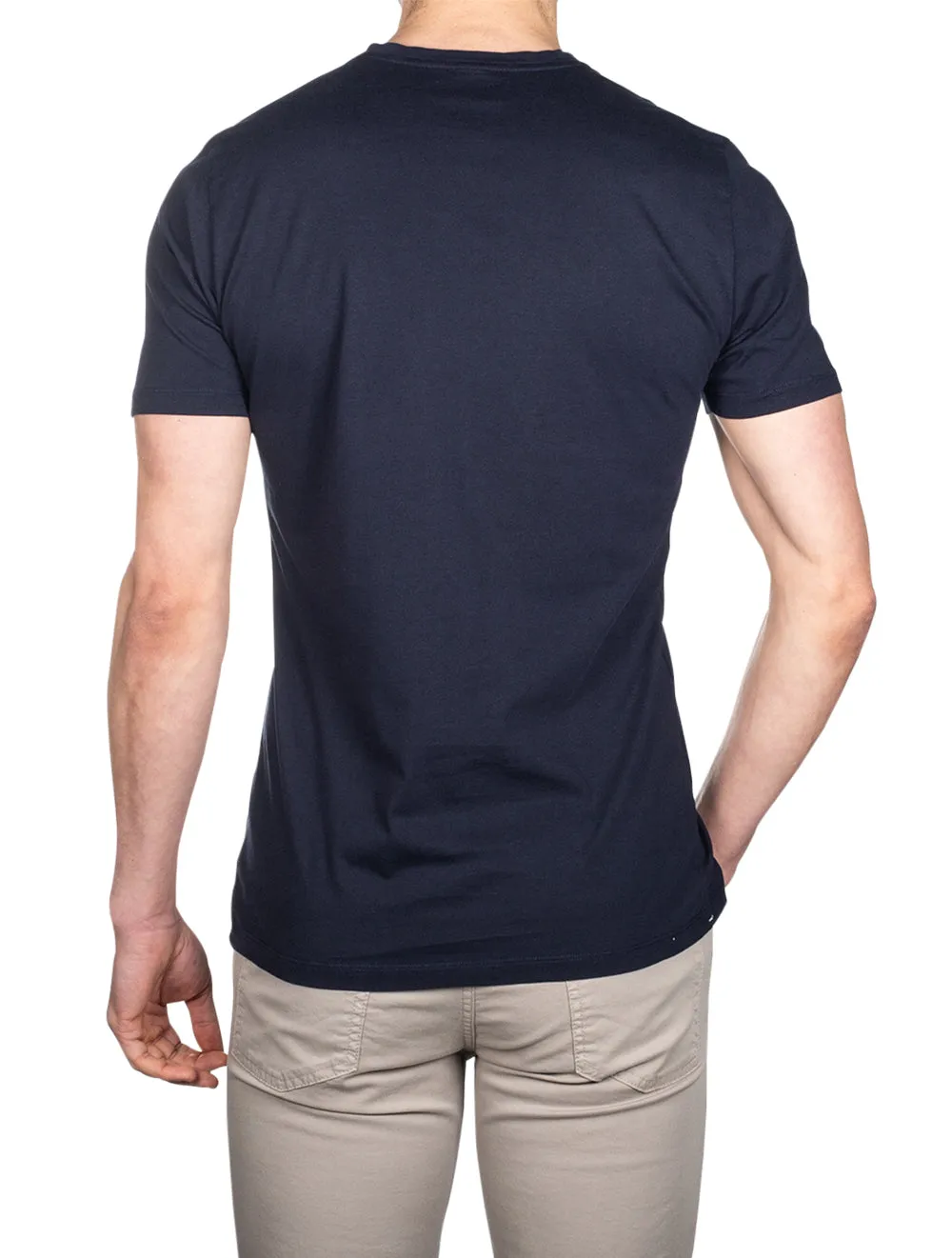 Crew Neck T-Shirt Marineblau