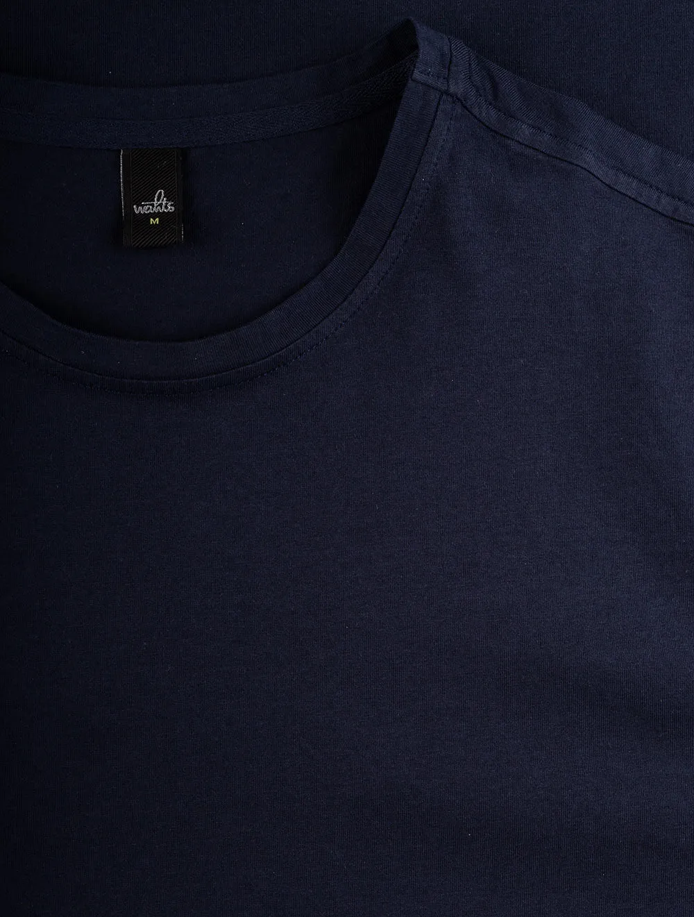 Crew Neck T-Shirt Marineblau