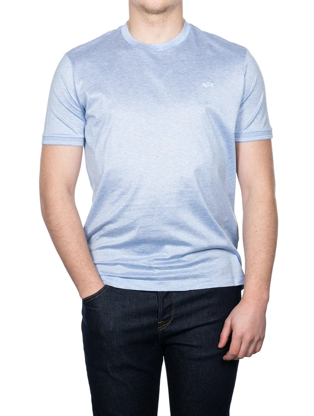 Crew T-Shirt Blau