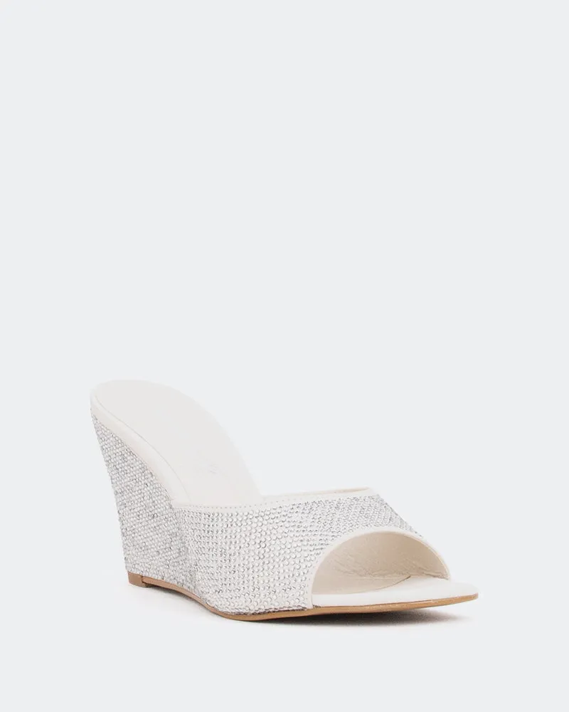Kristall, Off White Wildleder/Blanc Wildleder Cas.