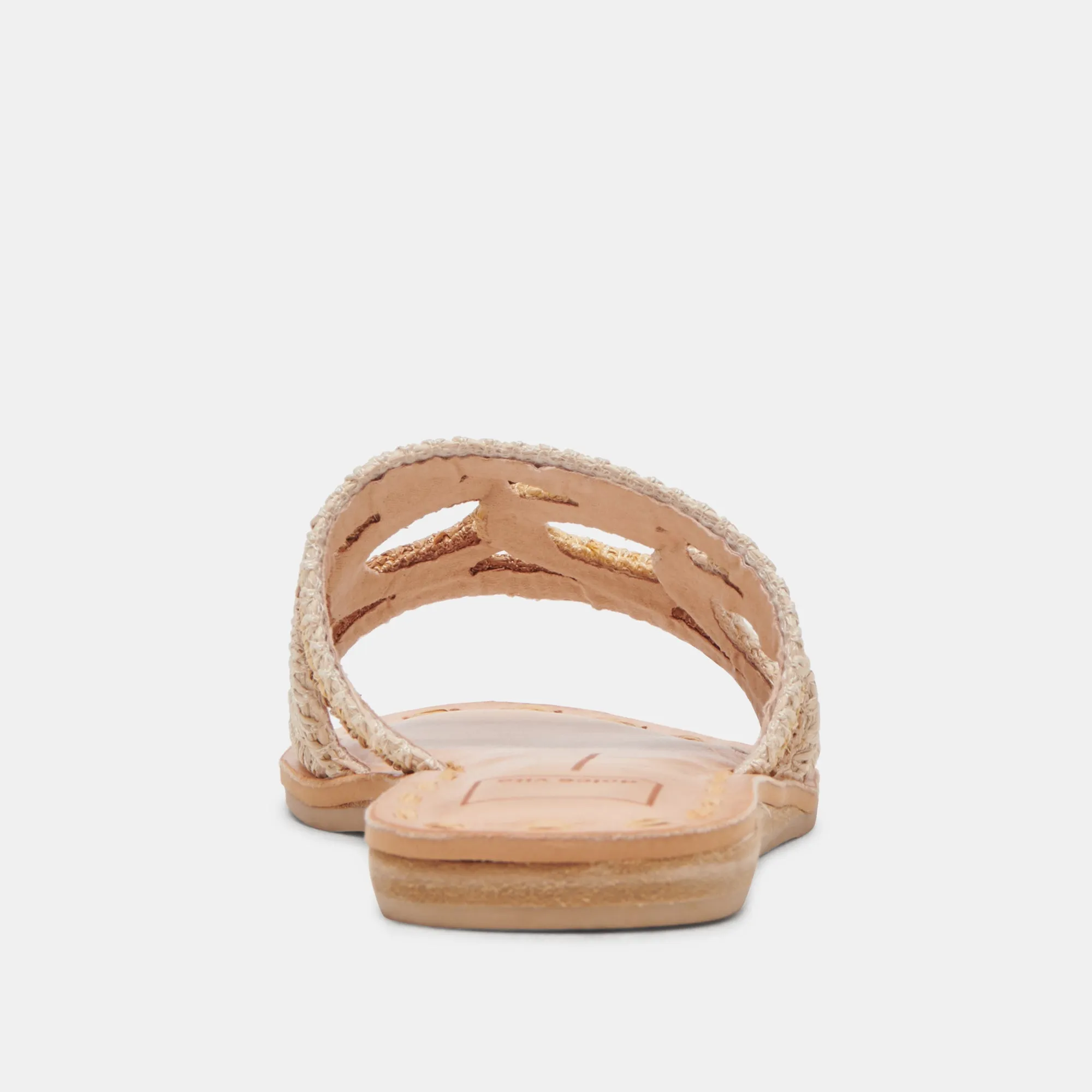 DANY SANDALEN NATUR MULTI RAFFIA