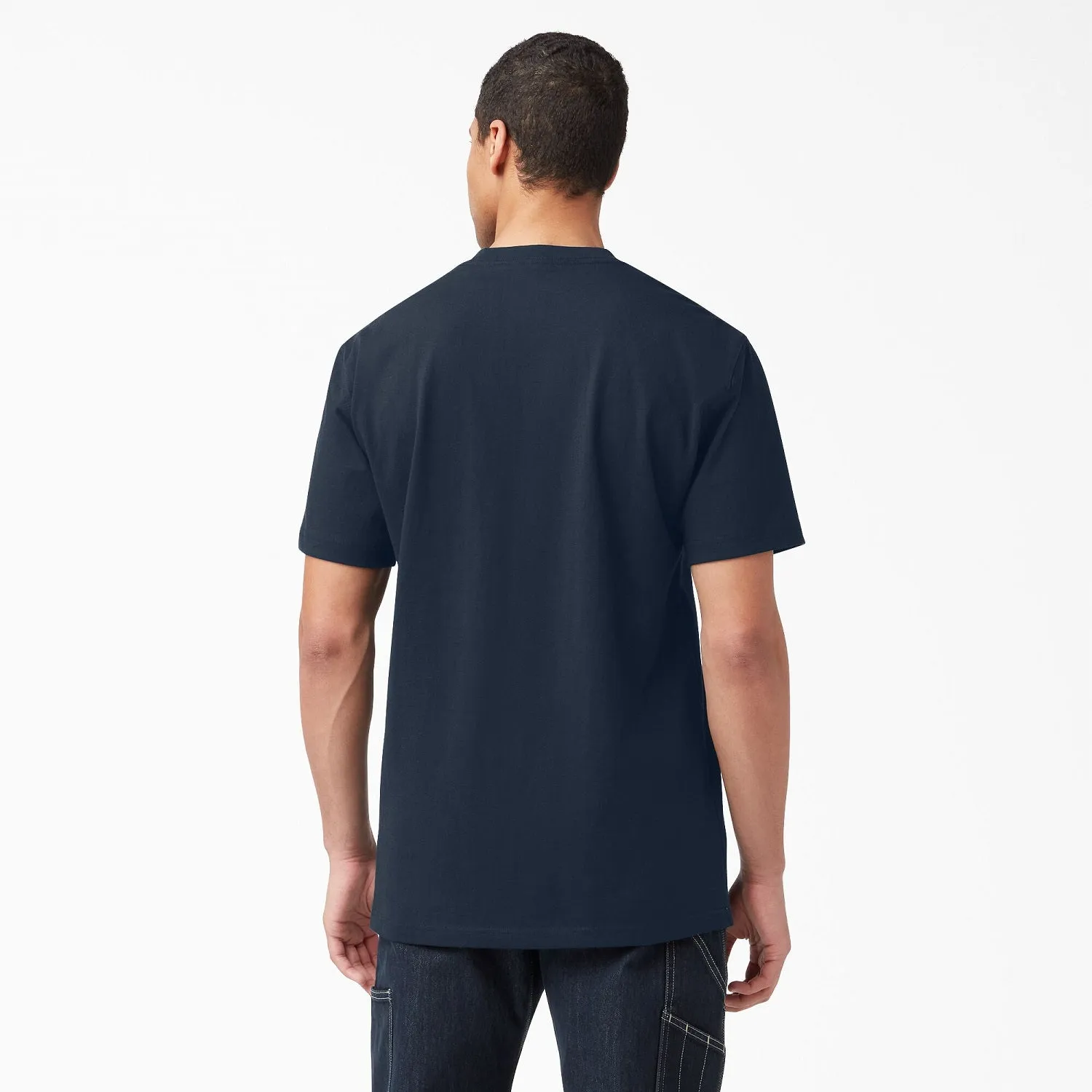 Dickies Herren Schweres Kurzarm-T-Shirt mit Tasche_Dunkelblau Dickies Kleidung