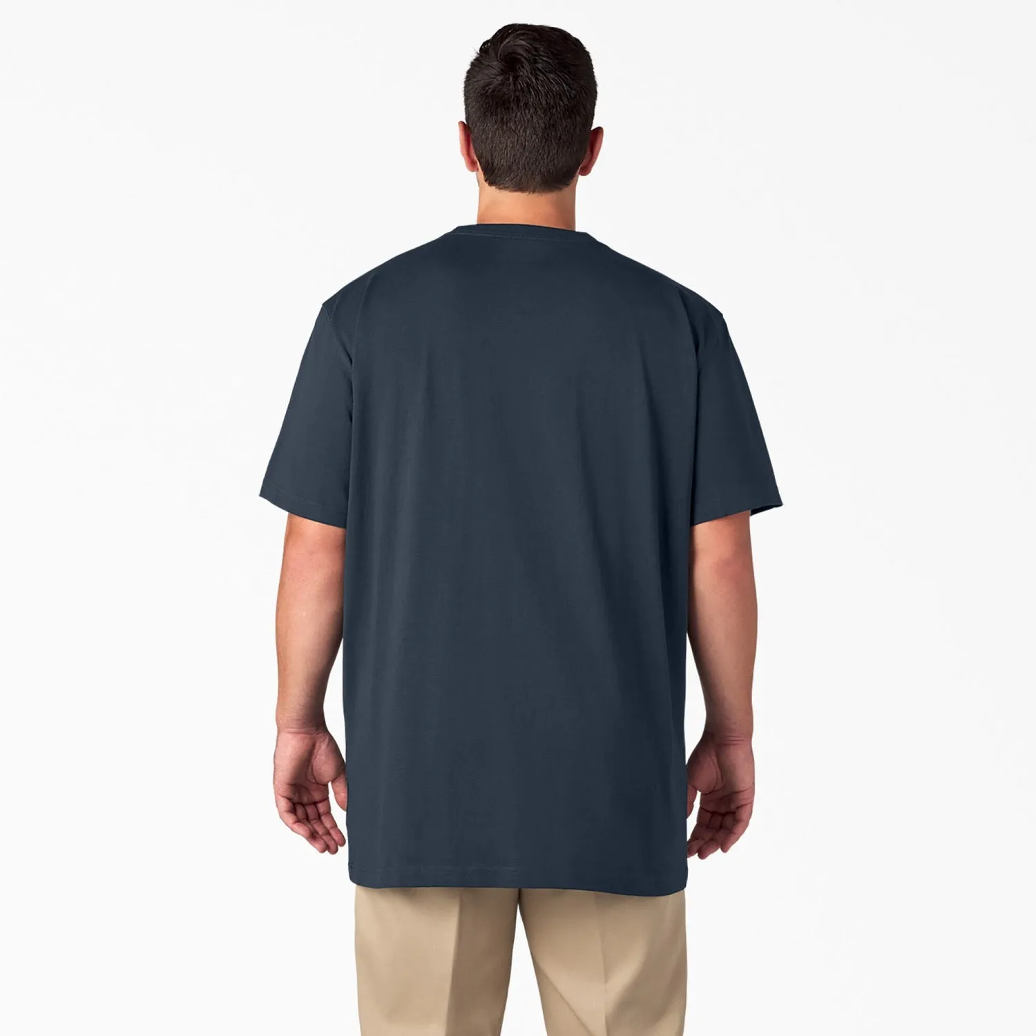 Dickies Herren Schweres Kurzarm-T-Shirt mit Tasche_Dunkelblau Dickies Kleidung