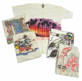 Dirty White Single Stitch & Made in USA T-Shirts 25 lbs