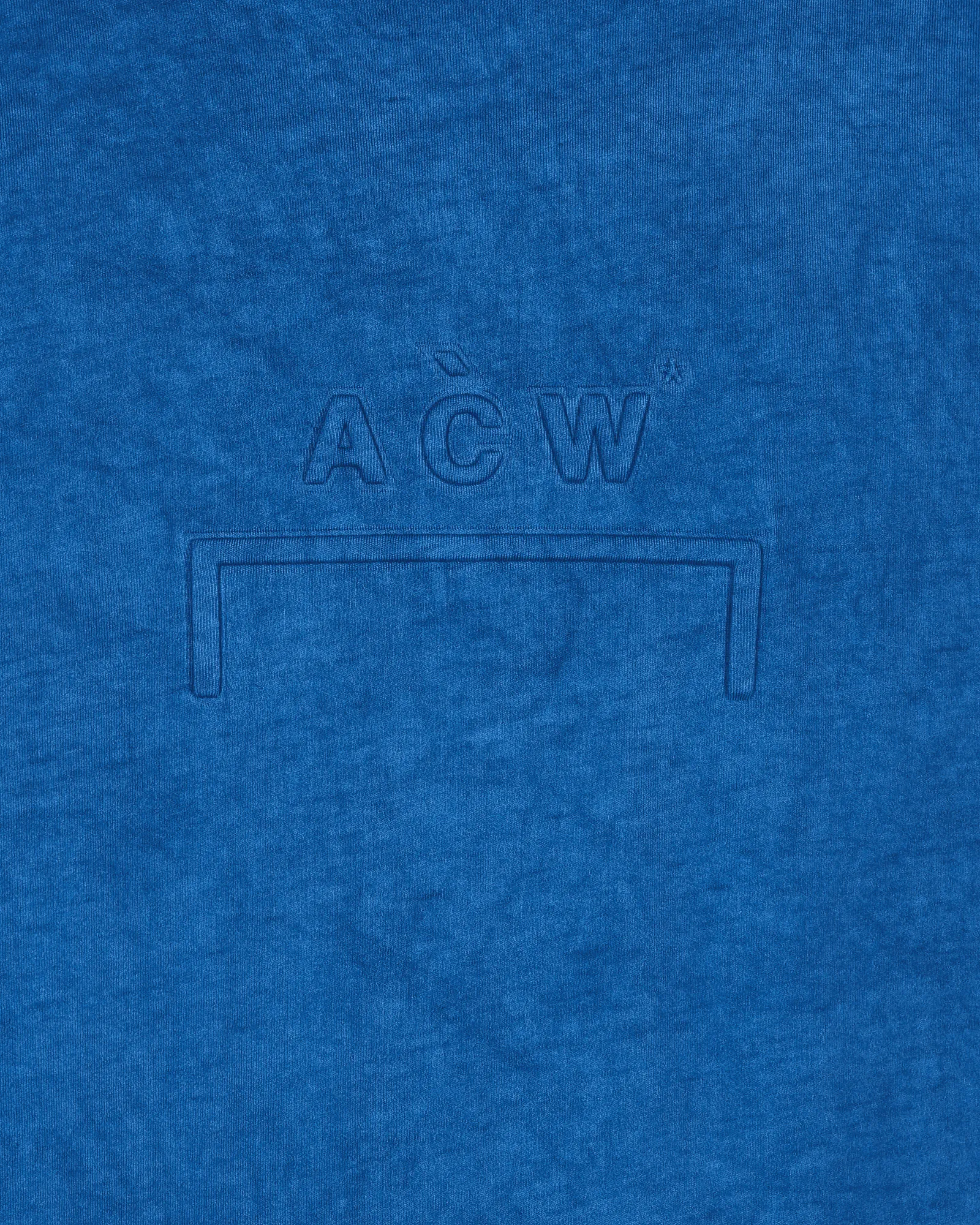 Auflösungsfarbstoff T-Shirt Blau